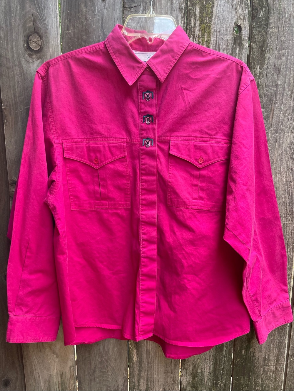 Vintage Wrangler Long-Sleeve Button-Down Shirt
